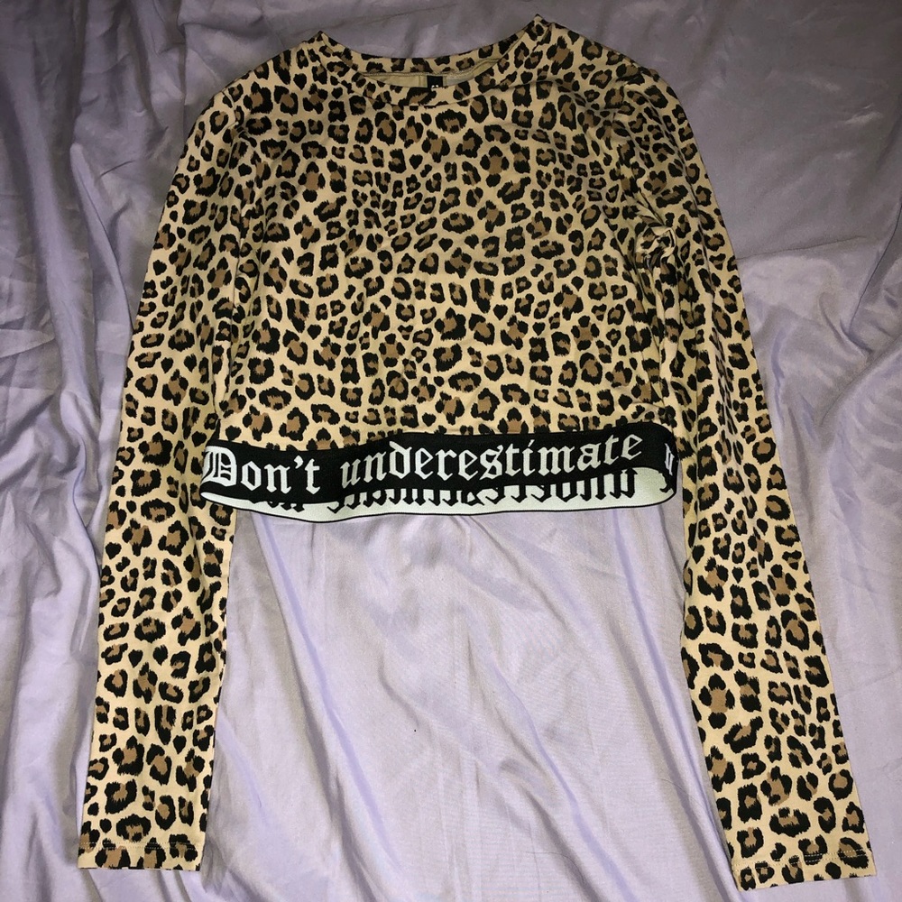 Cheetah crop top
